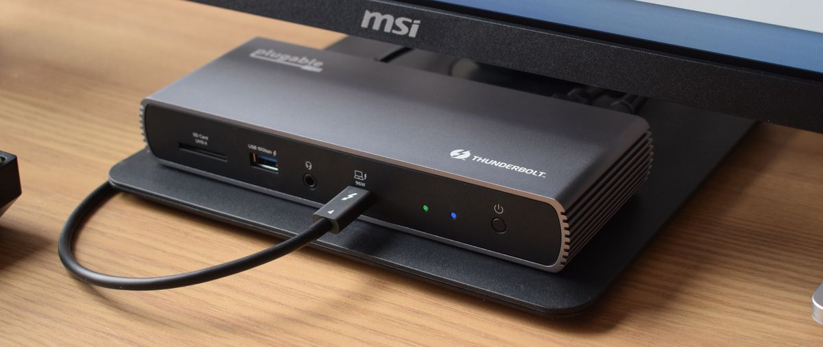 Plugable Thunderbolt 4 and USB4 HDMI Docking Station review photos