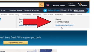 How to cancel Amazon Prime