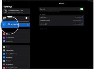 Pair your DualShock 4 controller to iOS by showing steps: Tap Bluetooth