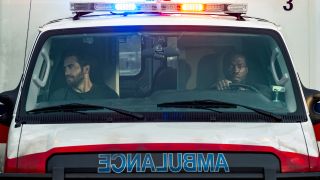 Jake Gyllenhaal and Yahya Abdul-Mateen II in Ambulance