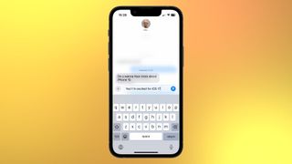 Swipe to reply on iOS 17