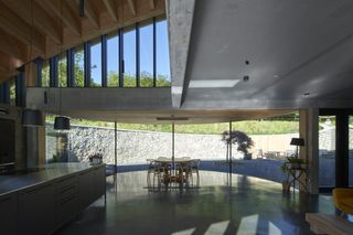 interior of the house at Ashraya by Kirkland Fraser Moor