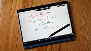 OneNote Pen Focused View