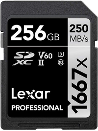 Lexar Professional 1667x 256GB SD | $40 off