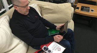 Man with iPad