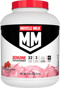 Muscle Milk Genuine Protein Powder, Strawberries 'N Crème: was $64 now $44 @ Amazon