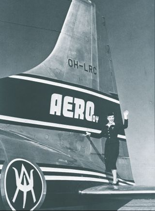 finnair 100th anniversary celebration archive images