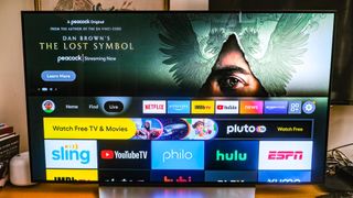 Live TV screen on Amazon Fire TV Stick 4K Max