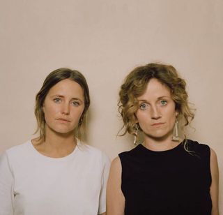 Helen Chesner (left) and Isabel Gibson at their studio in Forest Hill