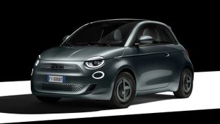 Fiat 500e Giorgio Armani in Dark Green