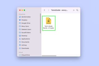 How to encrypt files on Mac