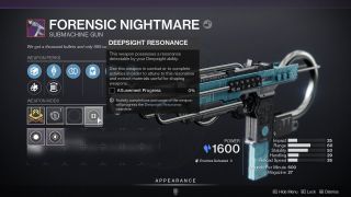 Destiny 2 Witch Queen Deepknight Resonance Weapon