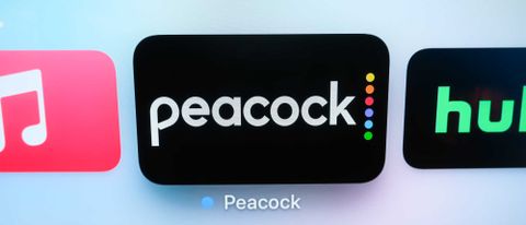 The Peacock app on the Apple TV home screen