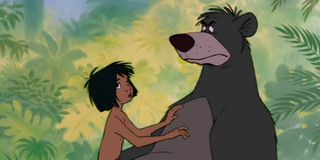 Mowgli and Baloo in The Jungle Book