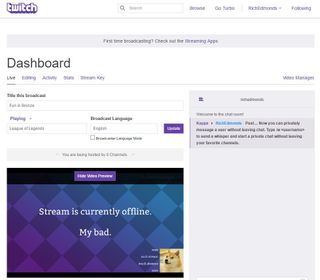 Twitch Dashboard