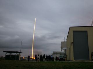 A Delta 4 Heavy rocket carrying NASA’s Orion spacecraft lifts off from Cape Canaveral Air Force Station at at 7:05 a.m. EST, Dec. 5, 2014, in Florida.