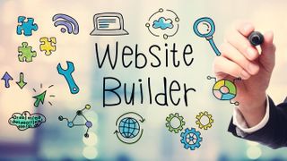 Website builder written with black marker for best cheap website builder guide