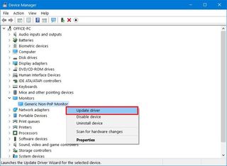 Device Manager update driver