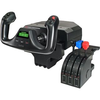 Product render of the Logitech G Saitek PRO Flight Yoke System.