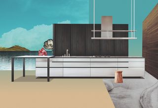 Illustration of The Sanctuary Kitchen, by Poliform