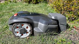 Husqvarna Automower 415X robot lawnmower on grass