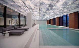 Indoor swimming pool.