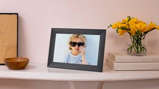 Aura Mason Luxe Frame on shelf