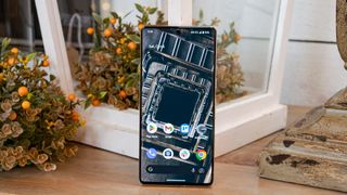 Google Pixel 7 Pro display view