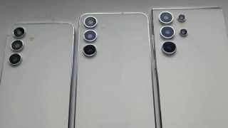 Alleged dummy models of the Galaxy S24, Galaxy S24 Plus and Galaxy S24 Ultra