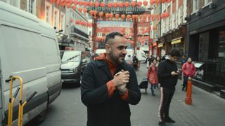 Hargobind Tahilramani vlogging in London&#039;s Chinatown in Hollywood Con Queen