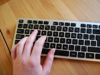 Touch typing