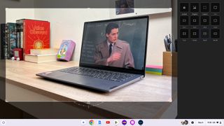 Adobe Lightroom running on a Chromebook