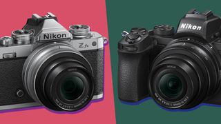 Image showing front of Nikon Zfc vs Nikon Z50