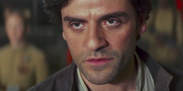 Oscar Isaac as Poe Dameron in Star wars: The Last Jedi