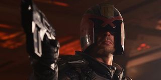 Karl Urban as Dredd