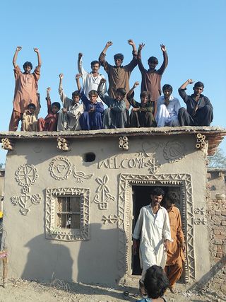 Mud Brick One Room House, Moak Sharif, Tando Allahyar, Sindh–2011 © Heritage Foundation of Pakistan