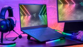 Razer Blade 15 (2022) on desk