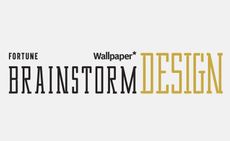 White background with Fortune Wallpaper* BRAINSTORM Design in black and gold