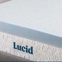 Lucid Gel Memory Foam Mattress Topper