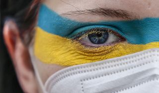 Photo representing Ukrainian colors by Hannibal Hanschke