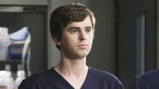 Freddie Highmore as Dr. Shaun Murphy in The Good Doctor