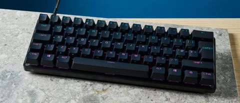 Black SteelSeries Apex Pro Mini wired mechanical keyboard