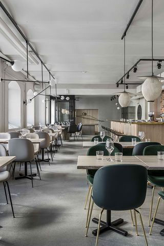 Interior design by Laura Seppänen at Kitchen & Bar by Maanos, Helsinki, Finland