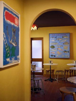 Interior of Tollington’s, restaurant area