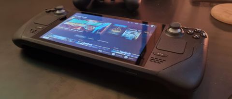 Photo of Steam Deck handheld console