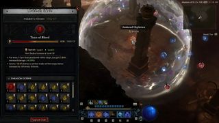 Tears of Blood Glyph reward in Diablo 4 Abattoir of Zir