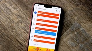 Google Calendar on an Android phone