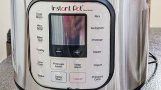 Instant Pot Duo Nova settings buttons