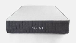 Best Helix mattress sales, discounts and deals: the Helix Plus mattress with quilted black sides and a white top