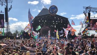 A shot of Glastonbury Festival 2019